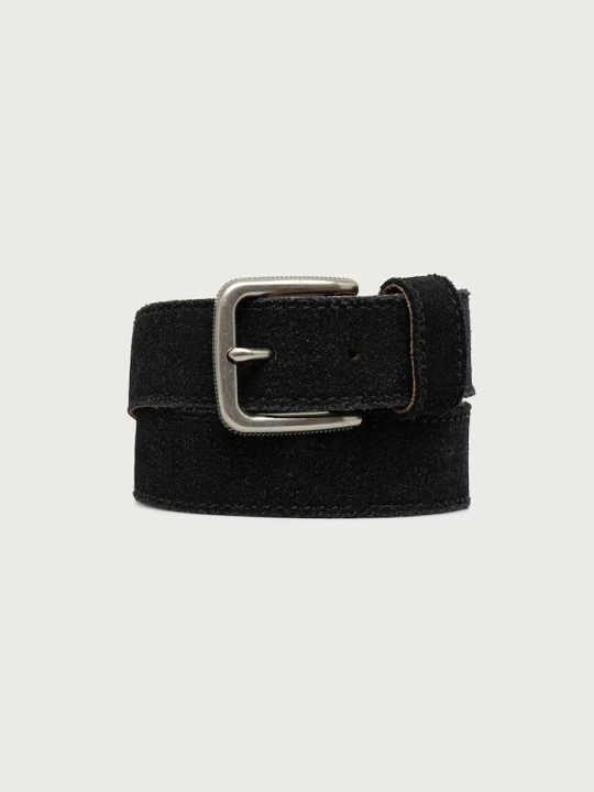 Zdjęcie produktu AllSaints pasek damski zamszowy czarny
