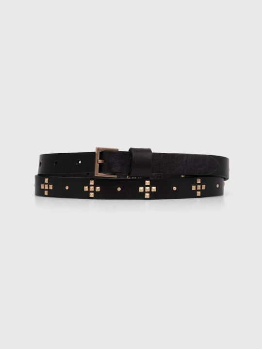 Zdjęcie produktu AllSaints pasek skórzany czarny