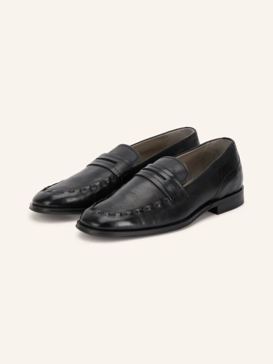 Zdjęcie produktu Allsaints Penny Loafers Jules schwarz CZARNY