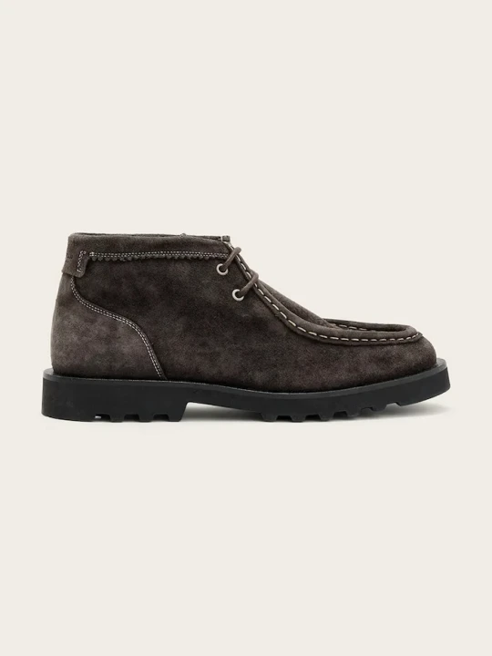 Zdjęcie produktu AllSaints półbuty zamszowe SKIFF SUEDE BOOT szary
