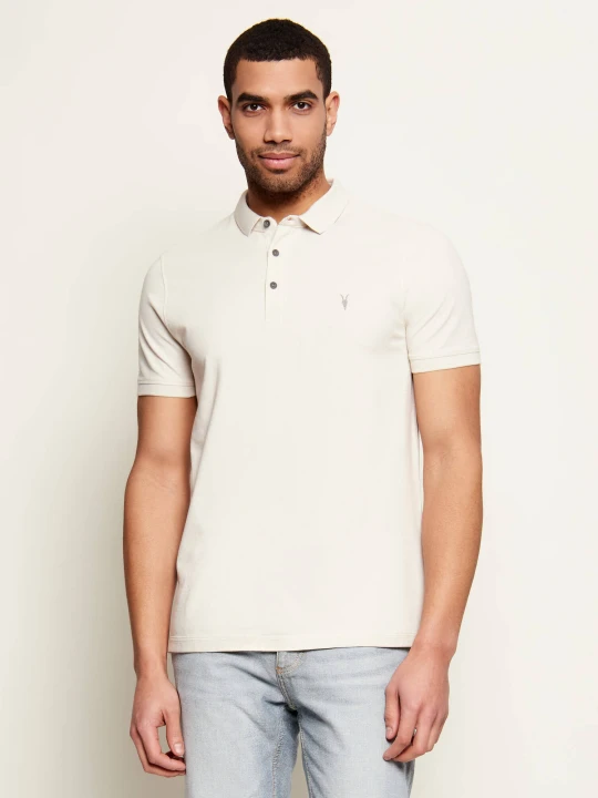 Zdjęcie produktu AllSaints Polo REFORM | Slim Fit beżowy