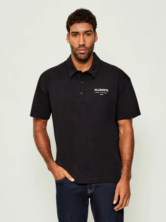 Zdjęcie produktu AllSaints Polo UNDERGROUND | Relaxed fit czarny