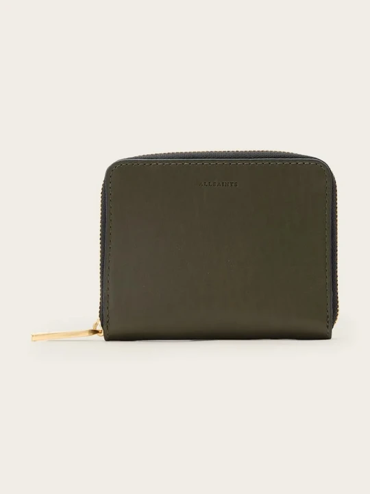 Zdjęcie produktu AllSaints portfel skórzany LENA HEX zielony