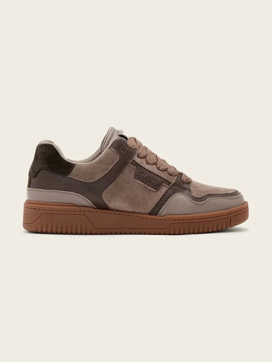 Zdjęcie produktu AllSaints Regan Plus Low Top sneakersy męskie skórzane brązowy