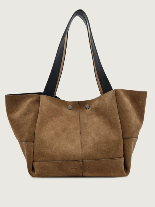 Zdjęcie produktu AllSaints Shopperka Rosalie | zamsz brązowy