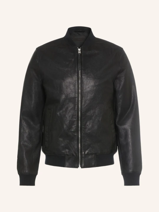 Zdjęcie produktu Allsaints Skórzana Kurtka Morten schwarz CZARNY