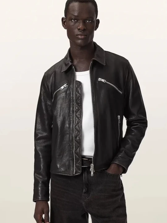 Zdjęcie produktu AllSaints skórzana męska VERDI czarny