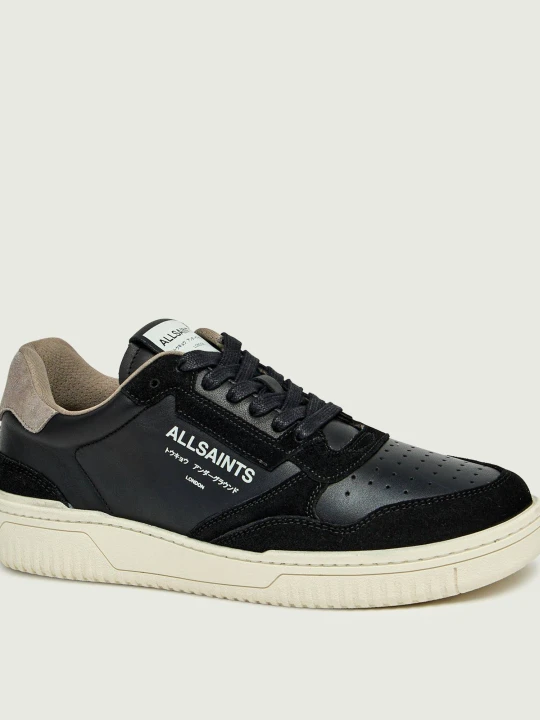 Zdjęcie produktu AllSaints Skórzane sneakersy REGAN | zamsz czarny
