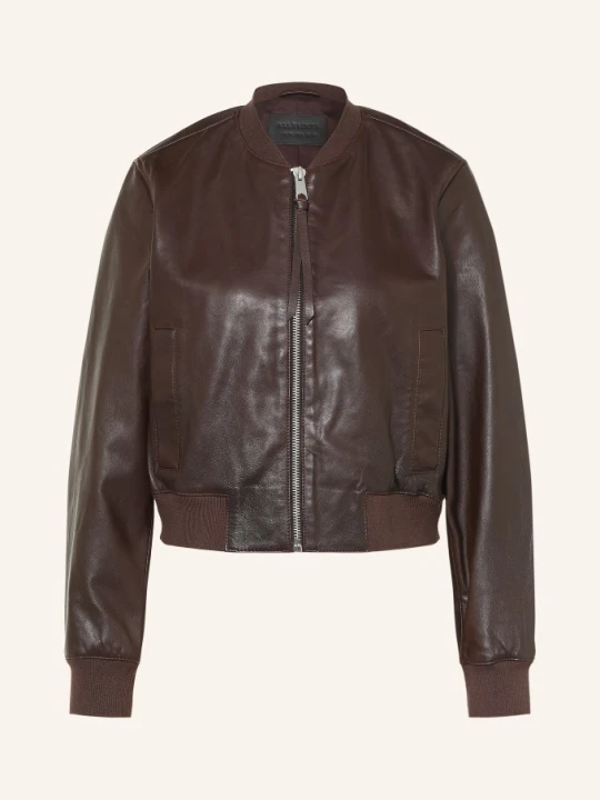Zdjęcie produktu Allsaints Skórzany Bluzon Orten rot CZARNY