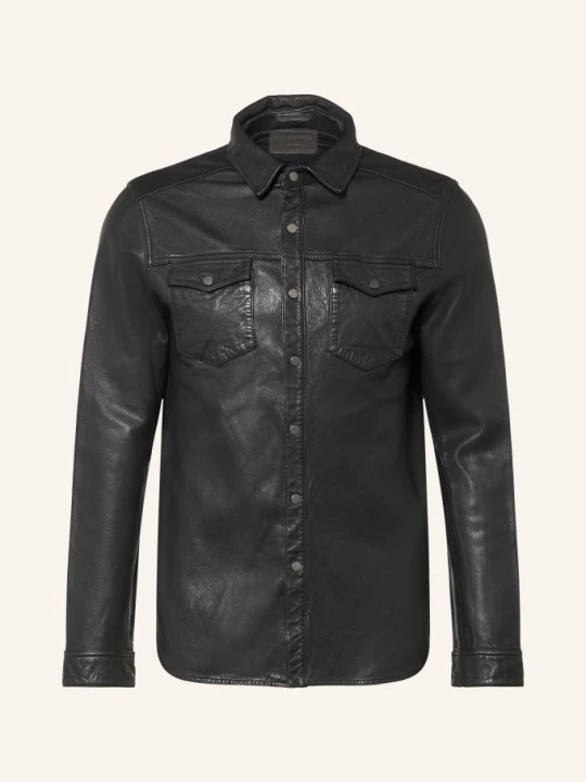 Zdjęcie produktu Allsaints Skórzany Płaszcz Wierzchni Marki Irwin schwarz CZARNY