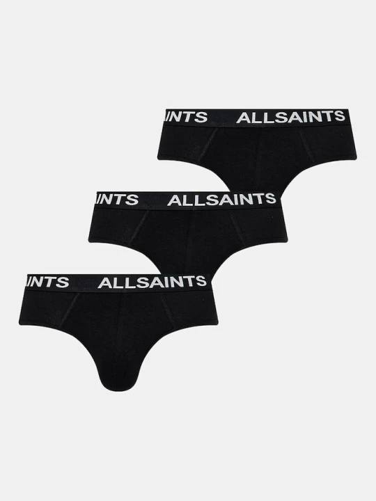 Zdjęcie produktu AllSaints slipy 3-pack czarny