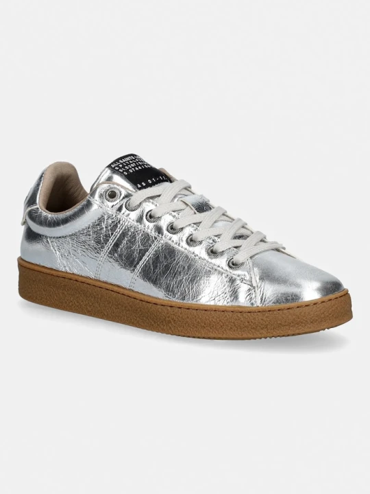 Zdjęcie produktu AllSaints sneakersy skórzane Leon Sneaker srebrny
