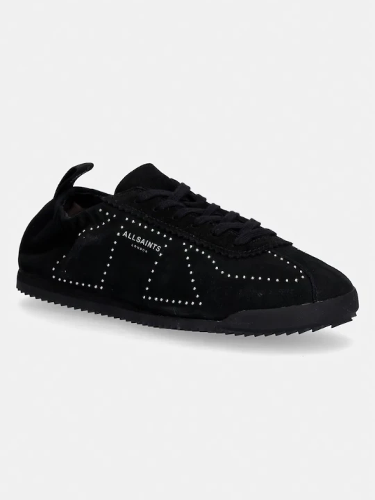 Zdjęcie produktu AllSaints sneakersy zamszowe Kenny Stud Runner czarny
