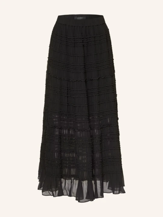 Zdjęcie produktu Allsaints Spódnica Lotus Z Falbanami schwarz CZARNY