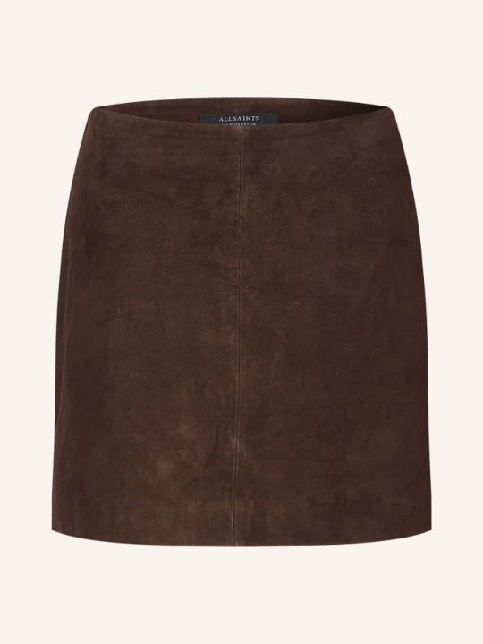 Zdjęcie produktu Allsaints Spódnica Skórzana Renai braun CIEMNOBRĄZOWY