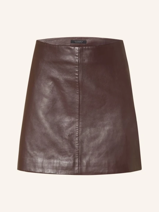 Zdjęcie produktu Allsaints Spódnica Skórzana Renai rot CIEMNOCZERWONY