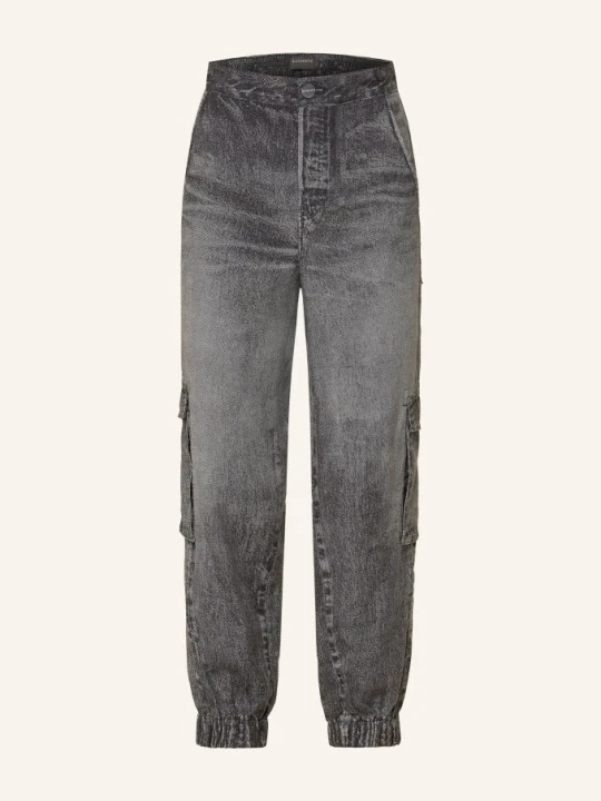 Zdjęcie produktu Allsaints Spodnie Cargo Selma Illusion W Stylu Jeansowym schwarz CZIEMNOSZARY