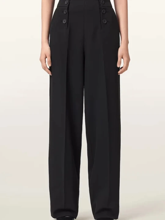 Zdjęcie produktu AllSaints spodnie garniturowe damskie RAINA czarny