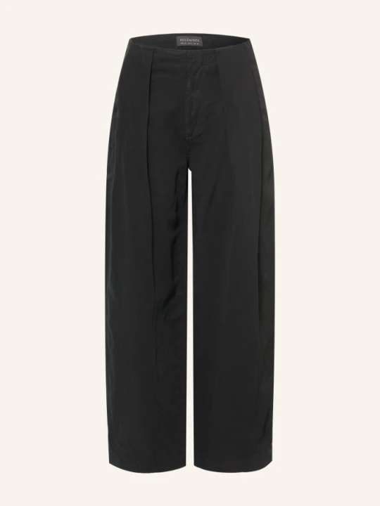 Zdjęcie produktu Allsaints Spodnie Z Lnu schwarz CZARNY