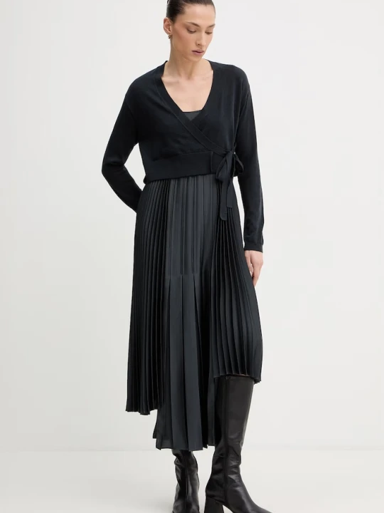 Zdjęcie produktu AllSaints sukienka i kardigan LUCILLE granatowy