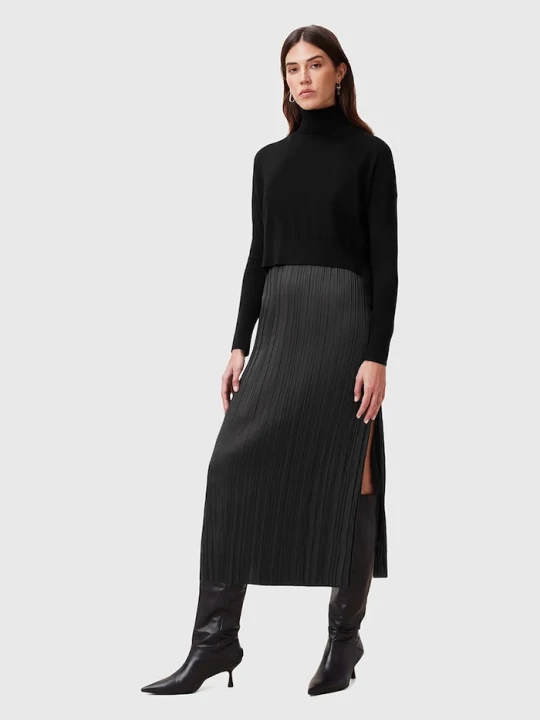 Zdjęcie produktu AllSaints sukienka i sweter VITTORIA czarny