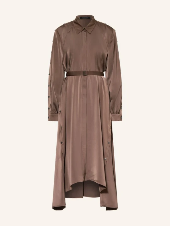 Zdjęcie produktu Allsaints Sukienka Koszulowa Lexi Z Satyny braun