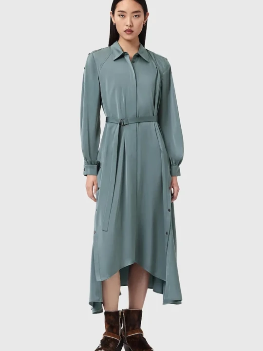Zdjęcie produktu AllSaints sukienka LEXI niebieski