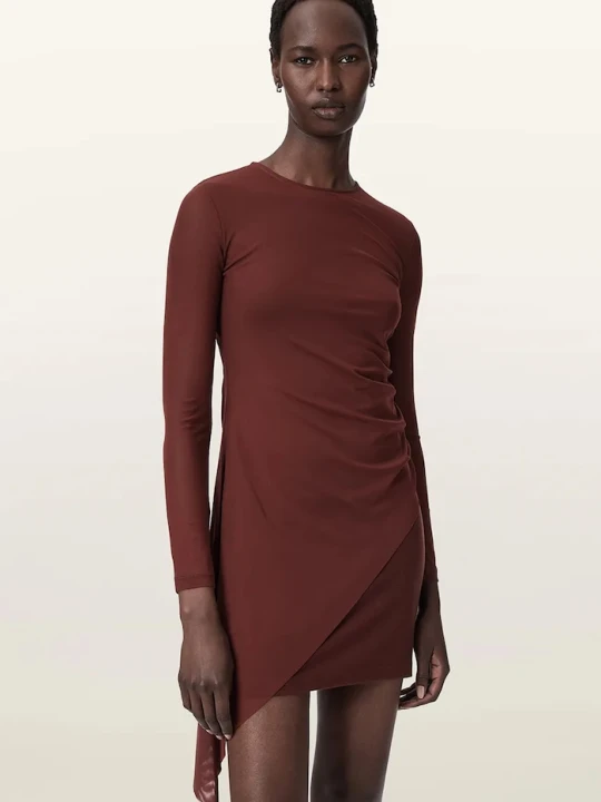 Zdjęcie produktu AllSaints sukienka mini RILEY SL czerwony