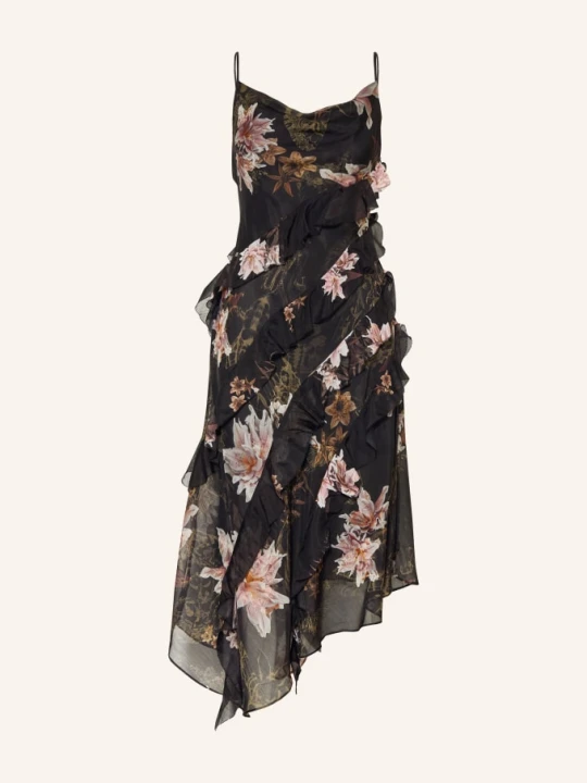 Zdjęcie produktu Allsaints Sukienka Z Falbanami schwarz czarny