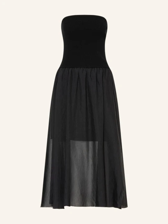 Zdjęcie produktu Allsaints Sukienka Z Odkrytymi Ramionami Tegan Z Mieszanki Materiałów schwarz CZARNY