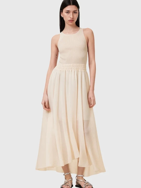 Zdjęcie produktu AllSaints sukienka ZENIA beżowy
