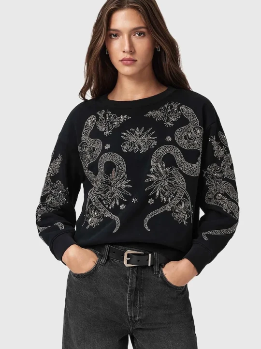 Zdjęcie produktu AllSaints sweter czarny