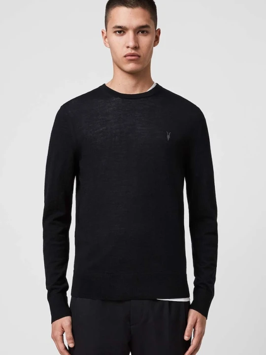 Zdjęcie produktu AllSaints – Sweter MODE MERINO CREW czarny