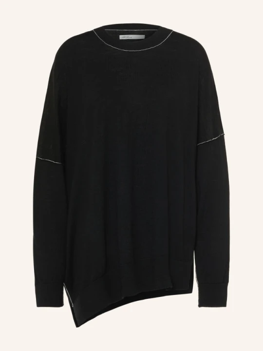 Zdjęcie produktu Allsaints Sweter Oversize Martel Z Wełny Merynosowej schwarz