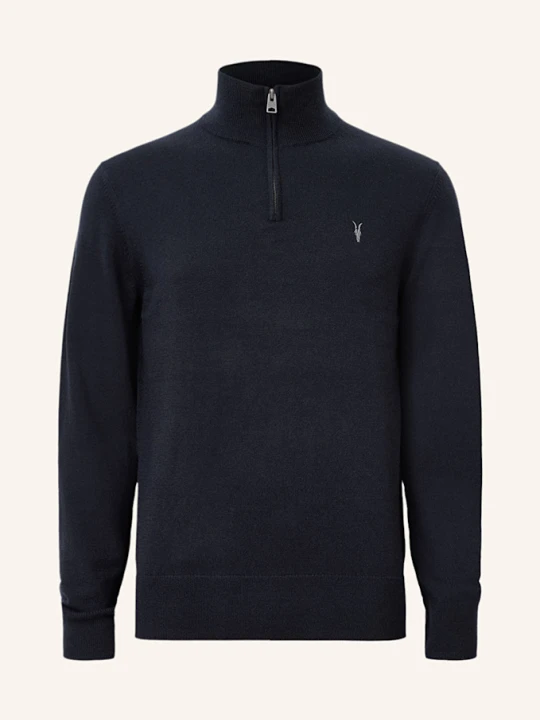 Zdjęcie produktu Allsaints Sweter Typu Troyer Kilburn blau GRANATOWY