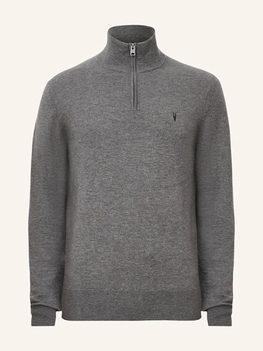 Zdjęcie produktu Allsaints Sweter Typu Troyer Kilburn grau SZARY