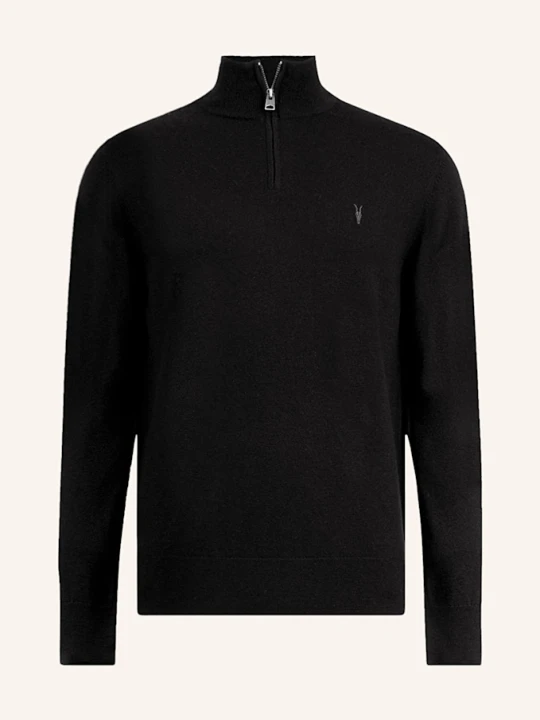 Zdjęcie produktu Allsaints Sweter Typu Troyer Kilburn schwarz CZARNY