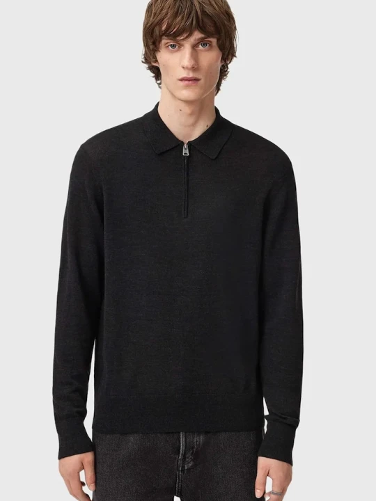 Zdjęcie produktu AllSaints sweter wełniany czarny