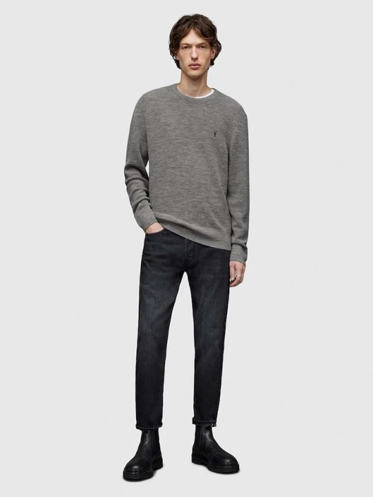 Zdjęcie produktu AllSaints sweter wełniany IVAR MERINO CREW szary