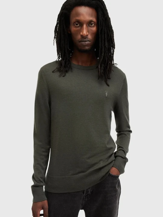 Zdjęcie produktu AllSaints sweter wełniany MODE zielony