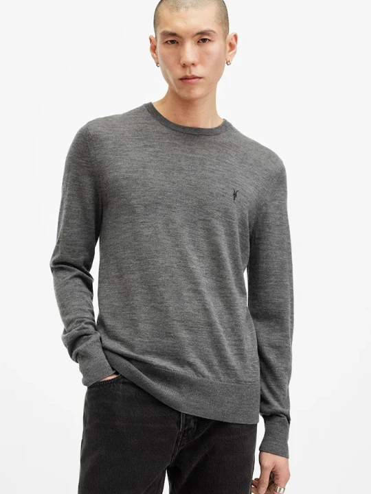 Zdjęcie produktu AllSaints sweter wełniany MODE szary