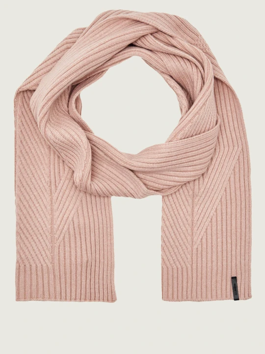 Zdjęcie produktu AllSaints Szal Margo | z dodatkiem wełny różowy