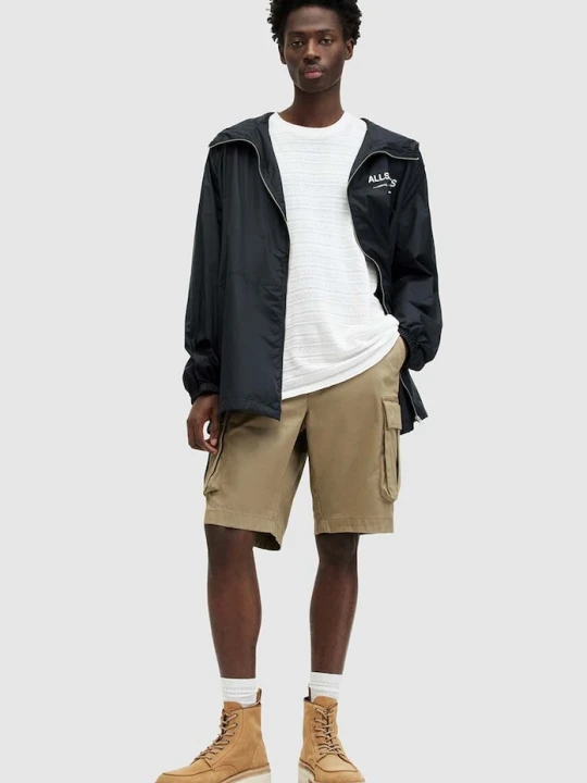 Zdjęcie produktu AllSaints szorty bawełniane SLANE SHORT beżowy