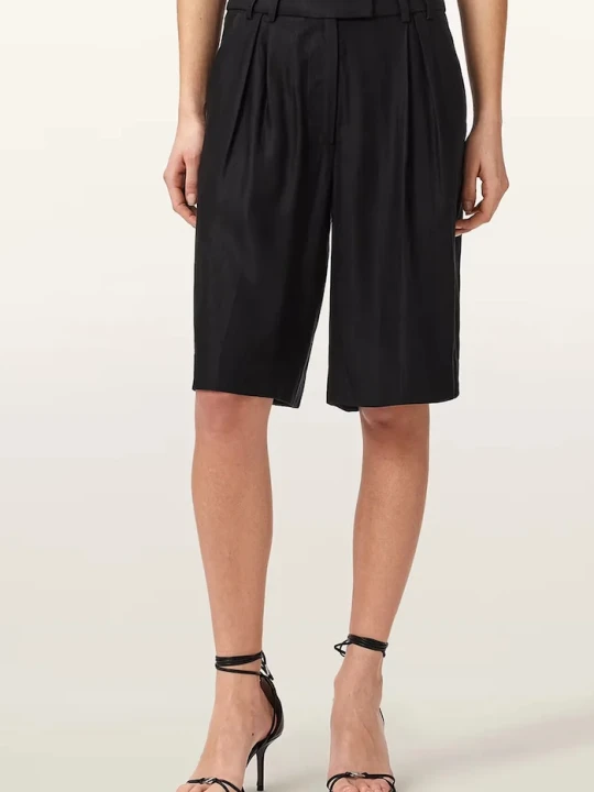 Zdjęcie produktu AllSaints szorty damskie z lnem CHARLEY czarny