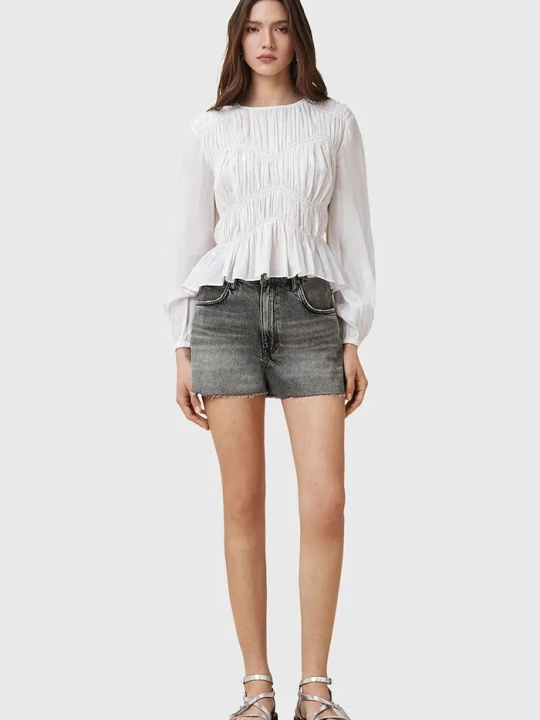 Zdjęcie produktu AllSaints szorty jeansowe TATE szary