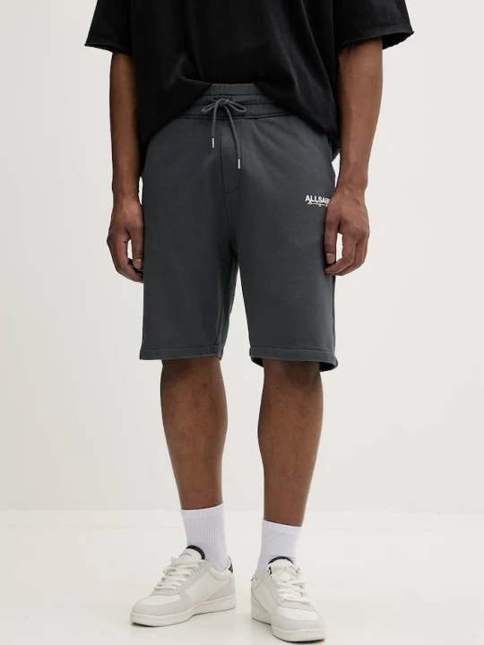 Zdjęcie produktu AllSaints szorty kaszmirowe EMBLEM szary