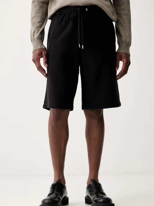 Zdjęcie produktu AllSaints szorty męskie bawełniane TAIKO czarny
