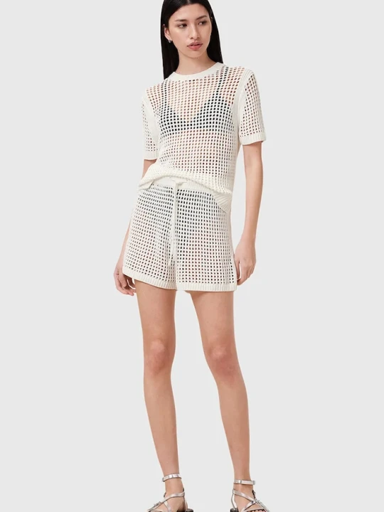 Zdjęcie produktu AllSaints szorty PALOMA biały