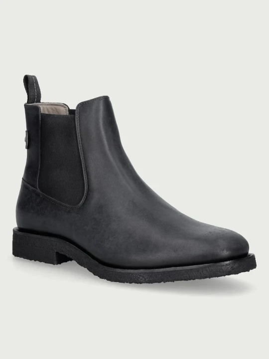 Zdjęcie produktu AllSaints sztyblety męskie skórzane Clive Lthr Chelsea czarny