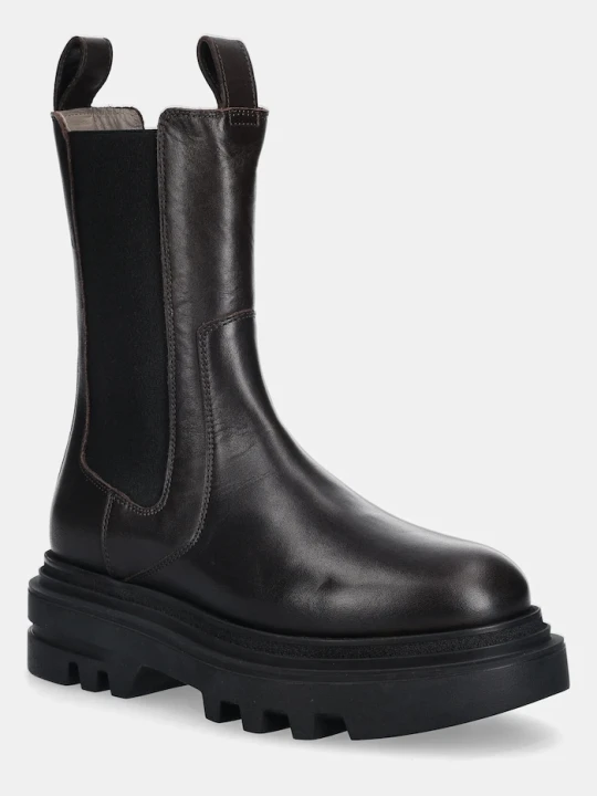 Zdjęcie produktu AllSaints sztyblety skórzane Alex Boot brązowy
